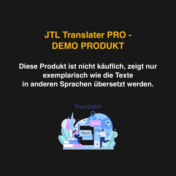 DIES IST EIN DEMO-PRODUKT f&uuml;r JTL Translate Pro